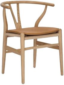 img 3 attached to 🪑 Повысьте свой комфорт с подушкой VODUR Wishbone Chair: качественные подушки из полиуретана для стула Hans Wegner CH24 Y (коричневый) - Сиденья