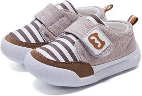 img 4 attached to 👶 BMCiTYBM Infant Soft Non Slip Sneakers First Step Walking Shoes for Baby Boys and Girls 6-24 Months - Lightweight and Durable