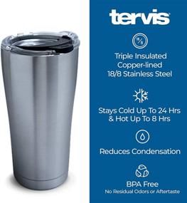 img 2 attached to 🏈 Tervis Triple Walled Insulated Tumbler Cup - NFL Pittsburgh Steelers, 20oz - Stainless Steel, Edge: Keeps Drinks Cold & Hot