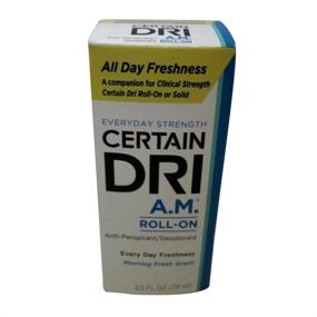 img 2 attached to CERTAIN DRI Everyday Strength Clinical Roll On Antiperspirant/Deodorant - Morning Fresh Scent - 2.5 oz (Pack of 3): Long-Lasting Odor and Sweat Protection