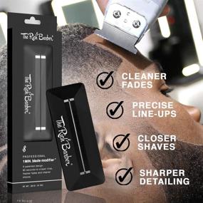 img 1 attached to 💈 The Rich Barber 1 Minute Blade Modifier: Enhance Precision Detailing and Sharper Lines with this Professional Trimmer Blade Sharpening Tool Compatible with Andis, Wahl, Oster, BaByliss