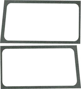 img 1 attached to Design Engineering 50269 Grey Boom Mat Sound Deadening Rear Side Window Only Compatible With 2-Door Jeep Wrangler JL (2018-Up)