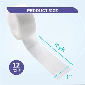 img 3 attached to 🩺 Conkote Transparent Medical Tape: 1" x 10 Yards, First Aid Adhesive Clear Surgical Bandage Tape for Wound Care (12 Rolls)