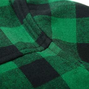 img 1 attached to Cozy and Stylish: Boys' & Men's Fleece-Lined Plaid Flannel Shirt - Perfect for Family Matching