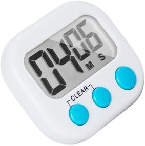 img 3 attached to ⏲️ Multicolored Small Digital Kitchen Timer - 6 Pack with Magnetic Back, ON/Off Switch, Minute/Second Count Up & Countdown