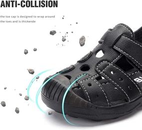 img 3 attached to 👞 Closed Summer Sandals Little Boys' Shoes - WOUEOI Sandals