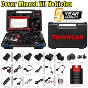 img 3 attached to Thinkcar Thinktool Pros: Comprehensive Bi-Directional Scanner with 31+ Reset Functions, Key Matching, ECU Coding, ADAS Calibration, and FCA SGW AutoAuth – Includes 2 Years of Updates