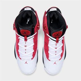 img 2 attached to Jordan Rings White Black Carmine 322992