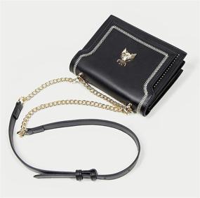 img 2 attached to Small Crossbody Women Shoulder Metal Women's Handbags & Wallets