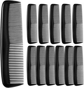 img 4 attached to 💇 12 PCS Pocket Hair Combs: Versatile Plastic Combs for Men, Women, and Kids - Suitable for All Hair Types, Lengths, and Styles