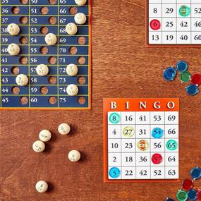 img 2 attached to 🎱 Juvale Mini Bingo Balls for Rotary Cage: 0.6 in, 75 Pieces - Fun and Exciting Bingo Game Accessories