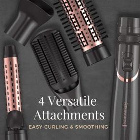 img 1 attached to 💇 Remington Pro Rotating Hot Air Styler AS8606: The Ultimate Black/Rose Gold Styling Tool!