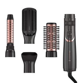 img 3 attached to 💇 Remington Pro Rotating Hot Air Styler AS8606: The Ultimate Black/Rose Gold Styling Tool!