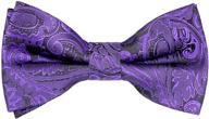 👔 alizeal adjustable strapped pre tied green boys' bow ties: stylish and convenient accessories logo