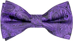 img 4 attached to 👔 Alizeal Adjustable Strapped Pre Tied Green Boys' Bow Ties: Stylish and Convenient Accessories
