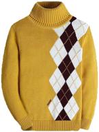 🔥 stay warm in style: basadina boys' thickened turtleneck sweater for trendy boys' clothing logo