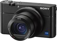 📷 sony rx100va (latest model) 20.1mp digital camera: rx100 v cyber-shot camera with advanced 0.05 af, 24fps shooting speed & wide 315 phase detection - 3” oled viewfinder & 24-70mm zoom lens - wi-fi enabled logo
