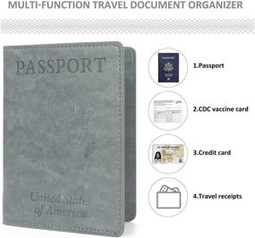 img 2 attached to Passport Vaccine Card Holder Combo