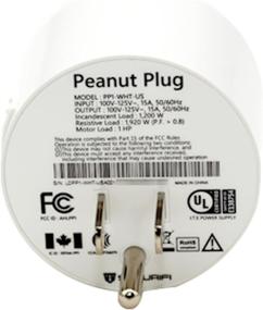img 2 attached to 🥜 Securifi Peanut Smart Plug - Easy 1-Minute Setup & Remote Monitoring/Control of Lights and Appliances with Free iOS/Android Apps and Browser Interface - White