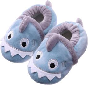 img 4 attached to SDBING Toddler Cartoon Anti Slip Slippers Apparel & Accessories Baby Boys