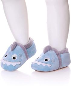 img 3 attached to SDBING Toddler Cartoon Anti Slip Slippers Apparel & Accessories Baby Boys