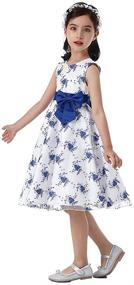 img 3 attached to 👗 Cichic Flower Girl Wedding Dress: Elegant Dresses for Parties, Ages 2-10 Years