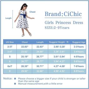 img 1 attached to 👗 Cichic Flower Girl Wedding Dress: Elegant Dresses for Parties, Ages 2-10 Years