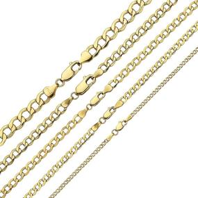 img 4 attached to 📿 Набор из 2 ожерелий и браслетов Pori Jewelers диаметром 5 мм - детские украшения для мальчиков на шею