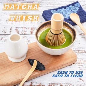 img 2 attached to 9-Piece Authentic Matcha Set, Includes Bamboo Matcha Whisk, Traditional Matcha Bowl, and Matcha Tea Accessories for Perfect Matcha Tea Experience