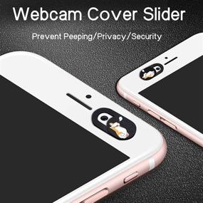 img 1 attached to 🐼 Cute Laptop Camera Cover Slide - 6 Pack Ultra Thin 0.027in Camera Blockers to Protect Privacy with Sliding Design for Computer, Laptop, Desktop, PC, iMac, MacBook Pro, Mac Mini, Smartphone (Koji+Panda)