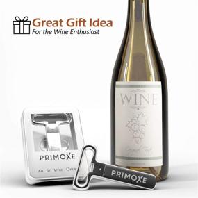 img 1 attached to 🍷 Primoxe Ah-So Wine Cork Remover with Bottle Opener - Stainless Steel Professional Puller - Ideal for Opening & Vintage Collecting - Perfect Gift for Connoisseurs & Collectors