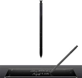 img 1 attached to 🖊️ 2 Pack Galaxy Note 9 Stylus: Replacement Pen for Samsung Galaxy Note 9 SM-N960 (No Bluetooth) with Tips/Nibs+Eject Pin (Black)