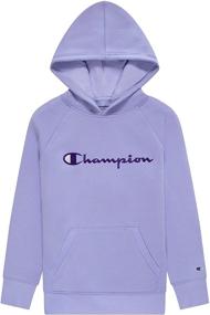 img 3 attached to 🏻 Детская активная одежда для девочек: худи Champion Heritage Fleece - улучшенный SEO