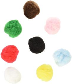 img 1 attached to 🎉 Dazzling Assorted Pom-Poms to Elevate Your Creations: Darice Pom-Poms 2" 8/Pkg, Multi