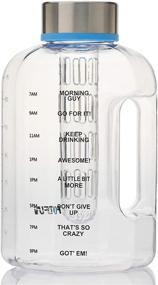 img 4 attached to HotFun Hydration Motivational Reminder Leak Proof Kitchen & Dining and Travel & To-Go Drinkware