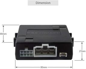 img 1 attached to 🚘 EASYGUARD ES002-P2 Кнопка запуска двигателя с возможностью дистанционного запуска для автоматического автомобиля, совместима с оригинальным ключом - DC12V