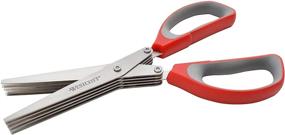 img 3 attached to 🔴 Discover the Efficiency of the Westcott 8" All Purpose Shredder Scissor in Vibrant Red