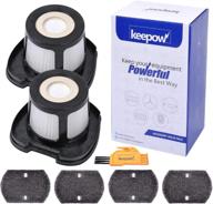 🔍 effective title: "keepow vacuum filter replacement for bissell pet hair eraser hand vac - 2-pack, compare to part #1614212, 1614203 & 1614204 логотип