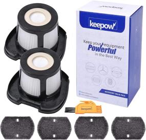 img 4 attached to 🔍 Effective Title: "KEEPOW Vacuum Filter Replacement for Bissell Pet Hair Eraser Hand Vac - 2-Pack, Compare to Part #1614212, 1614203 & 1614204