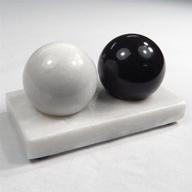 улучшите благополучие с китайскими медицинскими шариками acu-balls marble baoding для здоровья: идеальны для каменной массажной терапии и упражнений для рук, поставляются с подставкой. логотип