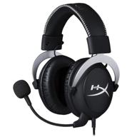 hyperx cloudx – official xbox licensed gaming headset for xbox one 🎧 and xbox series x/s, with memory foam ear cushions, detachable noise-cancellation microphone - black logo