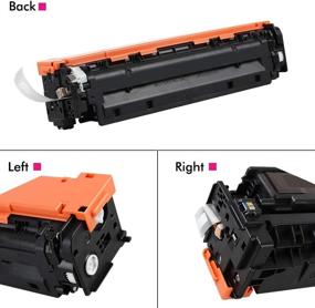 img 1 attached to 🖨️ Amstech Compatible Toner Cartridge Replacement for HP 305A 305X: Quality 4-Pack for Laserjet Pro Printers