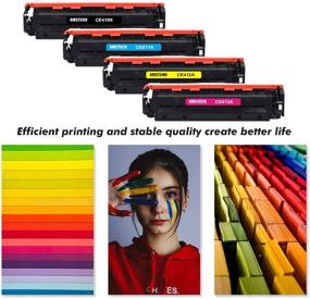 img 3 attached to 🖨️ Amstech Compatible Toner Cartridge Replacement for HP 305A 305X: Quality 4-Pack for Laserjet Pro Printers