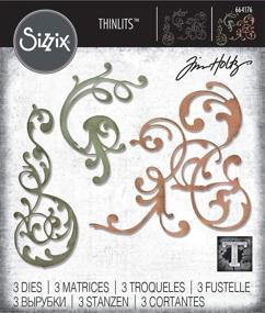 img 3 attached to Sizzix Thinlits 664176 Adorned Holtz