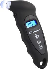 img 4 attached to 🔧 Gilaero 150 PSI Digital Tire Pressure Gauge: Precision Accuracy for Car, Truck, Motorcycle, Bicycle - Backlit LCD, Lighted Nozzle, Non-Slip Grip - 4 Adjustable Settings