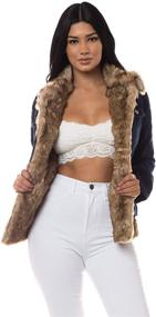 img 3 attached to Aphrodite Stretch Denim Jacket for Women - Casual Button Down Trucker Jeans Outwear with Fashionable Stretch