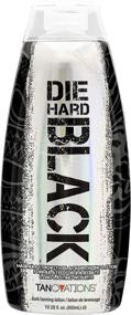 img 4 attached to 🔥 Introducing Die Hard Black Ed Hardy Indoor Tanning Lotion - Achieve Maximum Bronzing, 10 oz.