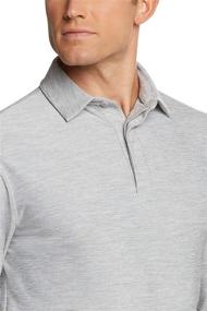 img 2 attached to 👔 Moisture-Wicking Stretch Men's Sleeve Shirt - Optimized Clothing for Shirts