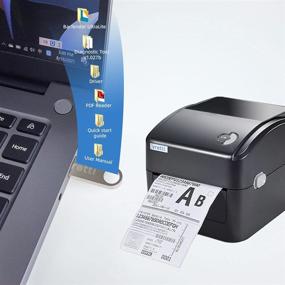 img 2 attached to 4x6 Shipping Label Printer with Bluetooth, Thermal Barcode Printer for Windows & Mac, Smartphone, Small Business, USPS, UPS, Shopify, Ebay, Amazon, Etsy Compatibility