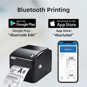 img 1 attached to 4x6 Shipping Label Printer with Bluetooth, Thermal Barcode Printer for Windows & Mac, Smartphone, Small Business, USPS, UPS, Shopify, Ebay, Amazon, Etsy Compatibility